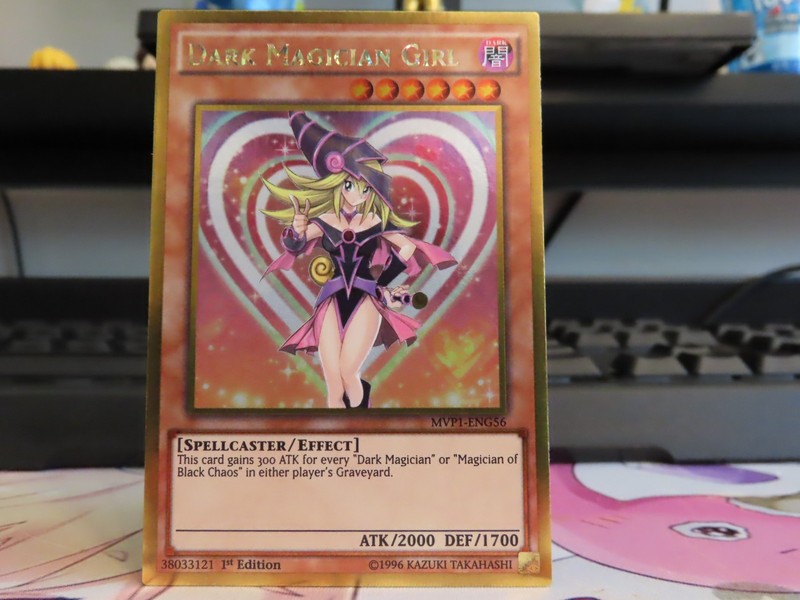 Dark Magician Girl DSOD Movie Pack Gold Edition Gold Rare NM Yu-Gi-Oh Card Mint