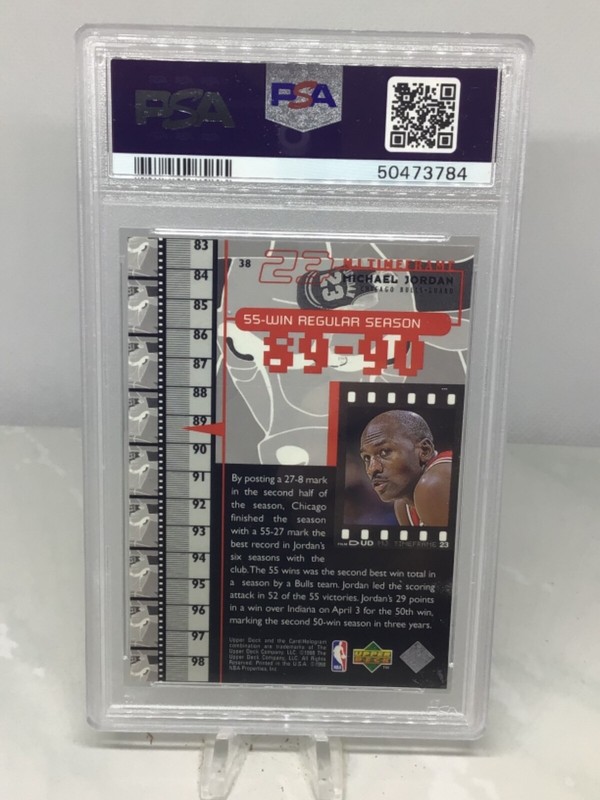 1998 Upper Deck Living Legend #38 Michael Jordan PSA 9 (3 in all grades) view 2