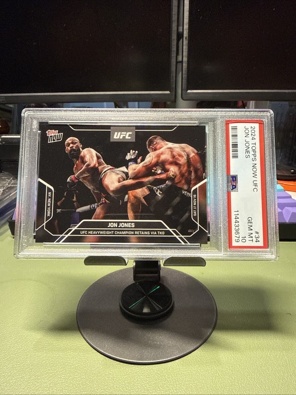 2024 TOPPS NOW UFC #34 JON JONES PSA 10