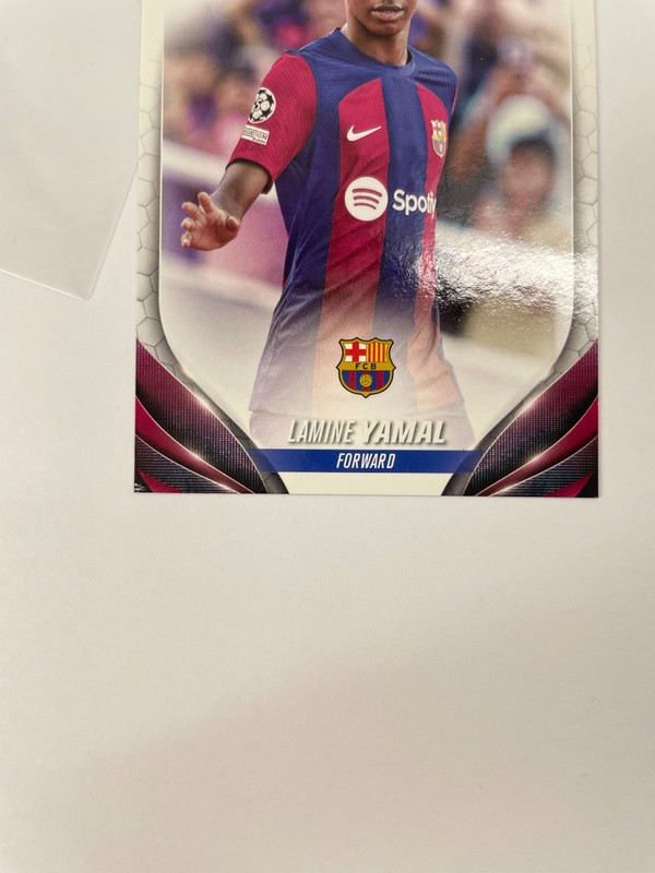 2023-24 Topps UEFA CC SP Short Print Image Variation #64 Lamine Yamal RC 64.2 view 2