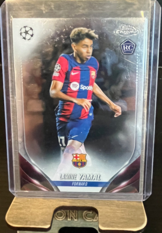 2023 Topps Chrome UEFA Club Competition Lamine Yamal RC #64