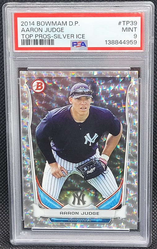Aaron Judge 2014 Bowman Draft Silver Ice #TP-39 PSA Mint New York Yankees