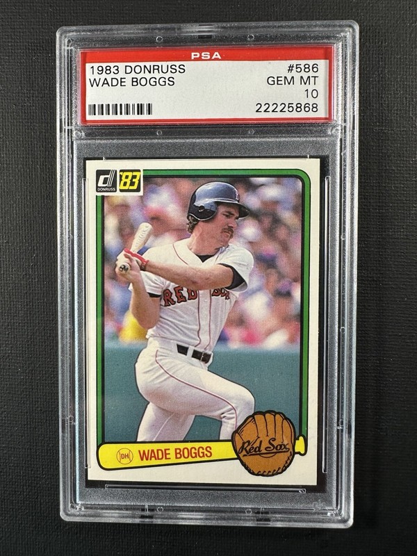 1983 Donruss Wade Boggs PSA 10
