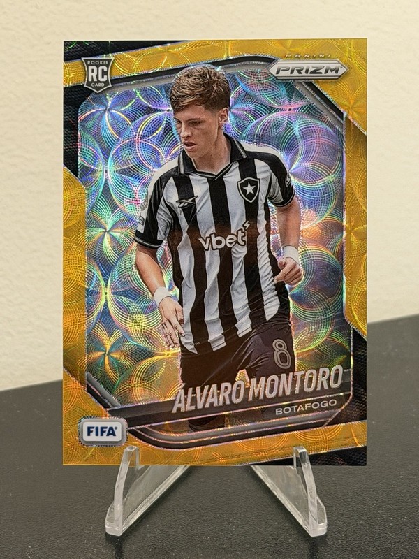 Alvaro Montoro 2025-26 Panini Prizm Choice FIFA RC Gold #/10 Botafogo