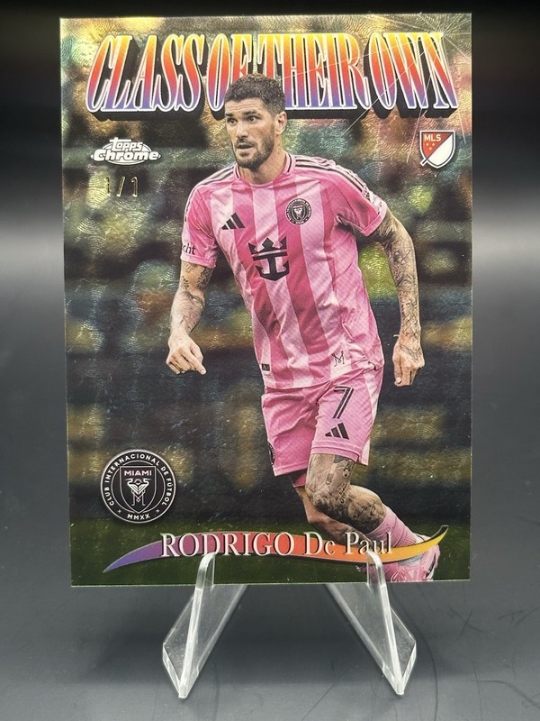2025 Topps Chrome MLS Class of Their Own Rodrigo De Paul 1/1 Superfractor #CO-1
