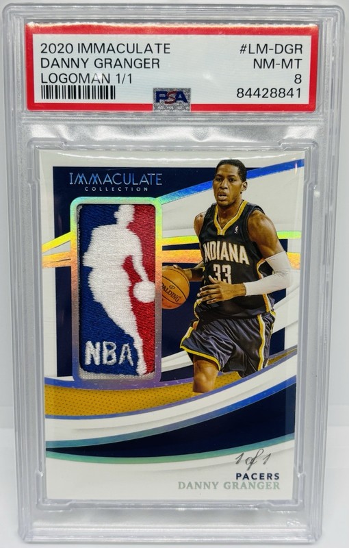 2020 Immaculate Danny Granger LOGOMAN 1/1 Game-Worn Jersey Patch PSA IND Pacers