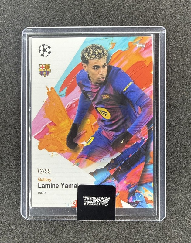Lamine Yamal /99 Gallery 2025-26 UEFA Topps Total Football Sealed Barcelona 