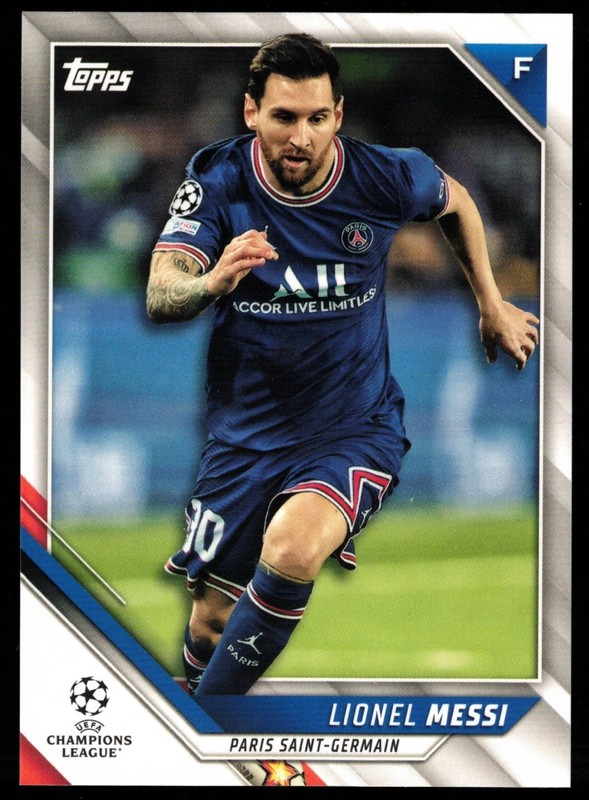 Lionel Messi - 2021-22 Topps UEFA Champions League #10 FREE SHIPPING!!