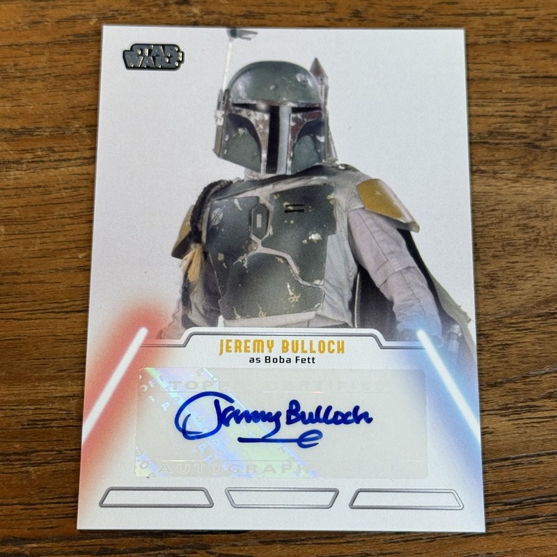Jeremy Bulloch Boba Fett 2013 Topps Star Wars Jedi Legacy AUTO Autograph Card