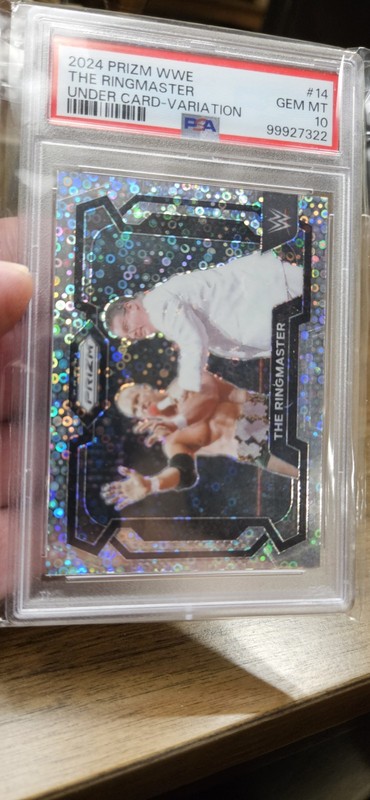2024 Panini Prizm WWE's Stonecold  Steve Austin "The Ringmaster" PSA 10 Variatio view 2
