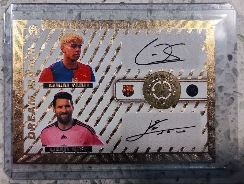 2025 FIFA CLUB WORLD CUP FE Card - LIONEL MESSI - LAMINE YAMAL 🟡🟡 Printed Auto