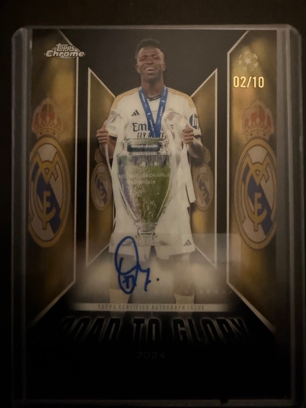 2025-26 Topps Chrome Road to Glory Vinicius Jr. (Vini Jr.) Real Madrid /10