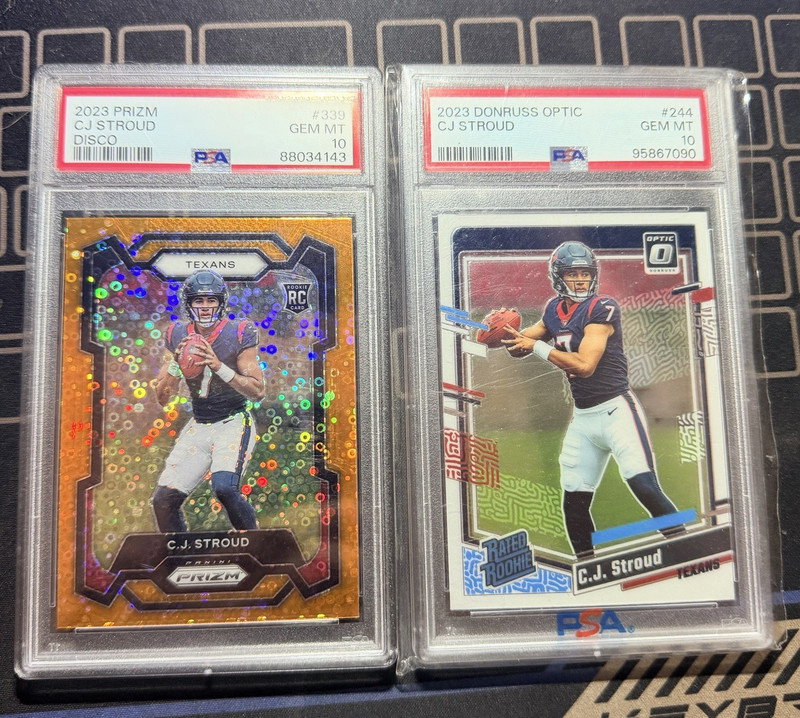 C.J. Stroud 2023 Panini PSA 10 #339 Orange Disco