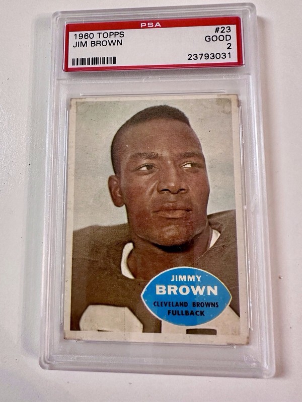 1960 Topps Jim Brown #23 PSA 2 GOOD 