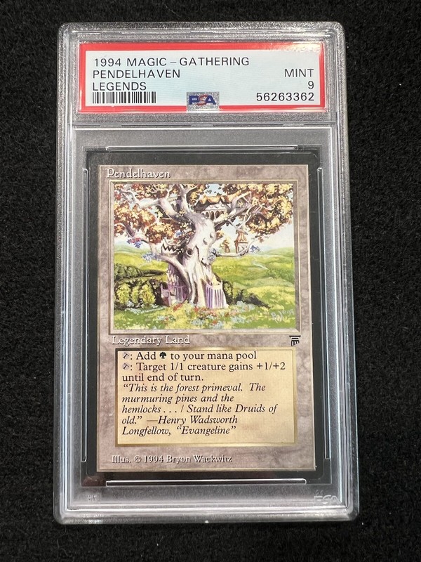 Magic the Gathering MTG Pendelhaven from Legends in a PSA 9 !!