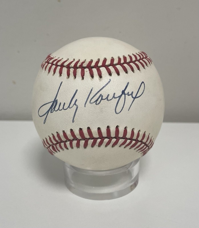 Sandy Koufax Signed OMLB Baseball Autographed LA Dodgers Hall of Fame PSA COA 