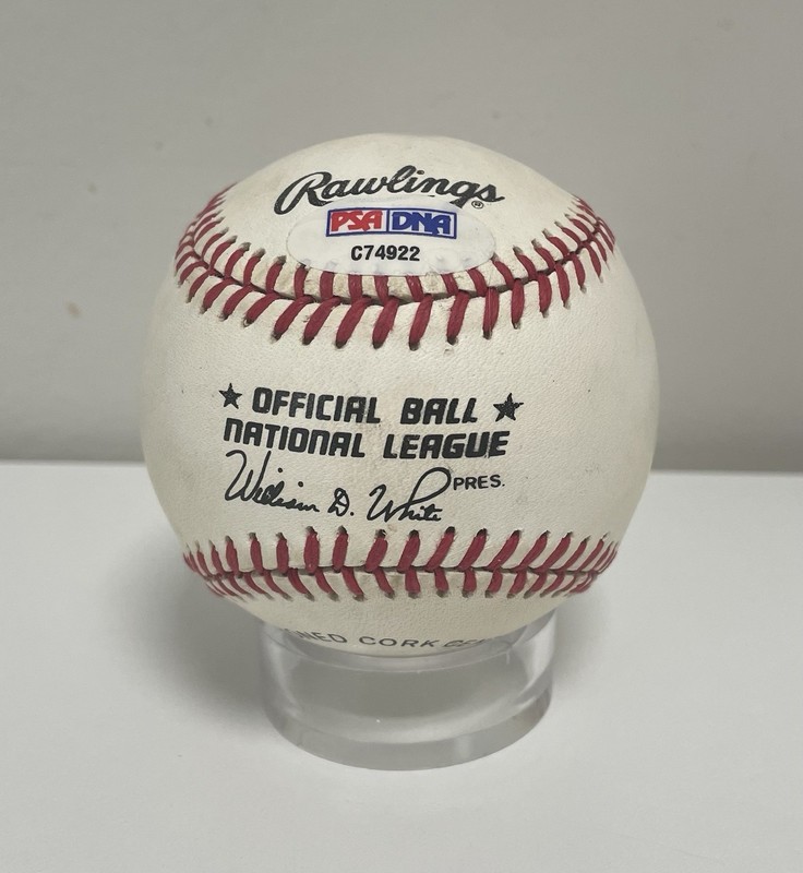 Sandy Koufax Signed OMLB Baseball Autographed LA Dodgers Hall of Fame PSA COA view 2