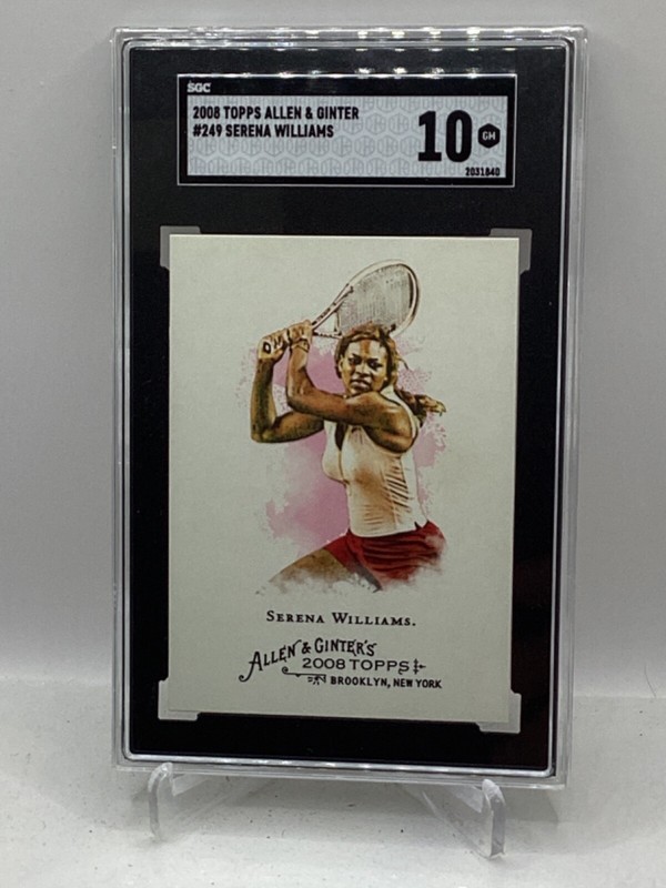 2008 Topps Allen & Ginter #249 Serena Williams PSA 10 HOF Tennis Card