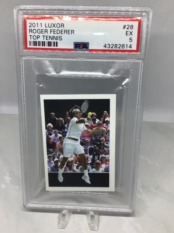 2011 Luxor Tennis #28 Roger Federer PSA 5 (Top Pop)
