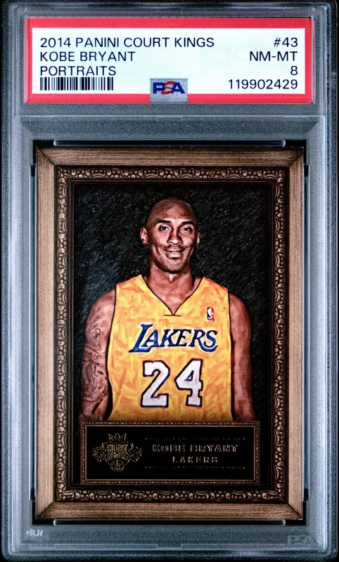 2014 Court Kings Kobe Bryant Portraits /149 PSA 8 #43 Mamba Pop 7, 0 Higher RARE
