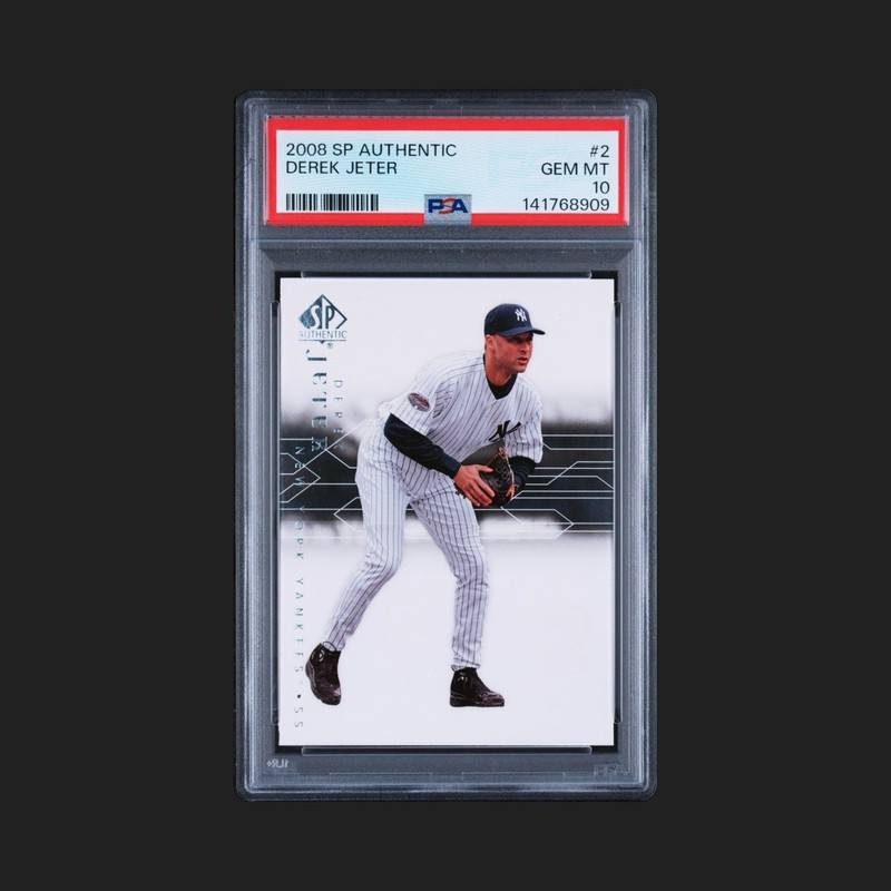 Derek Jeter 2008 SP Authentic #2 New York Yankees PSA 10