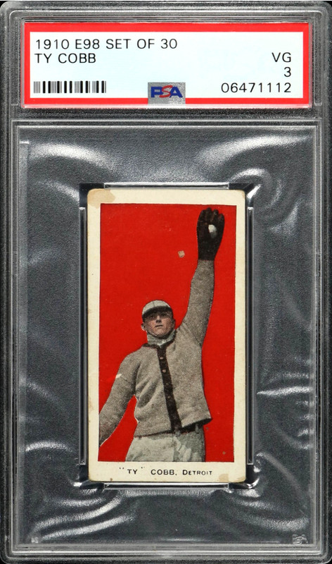 1910 E98 Set of 30 Ty Cobb - Red - PSA 3