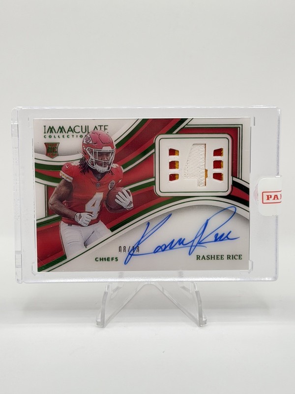 Rashee Rice 2023 Immaculate Rookie Patch Auto RPA # /18 PANINI SEALED
