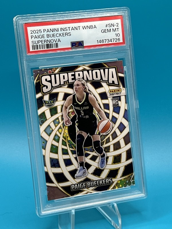 2025 Panini Instant WNBA Supernova Paige Bueckers #SN-2 RC PSA 10