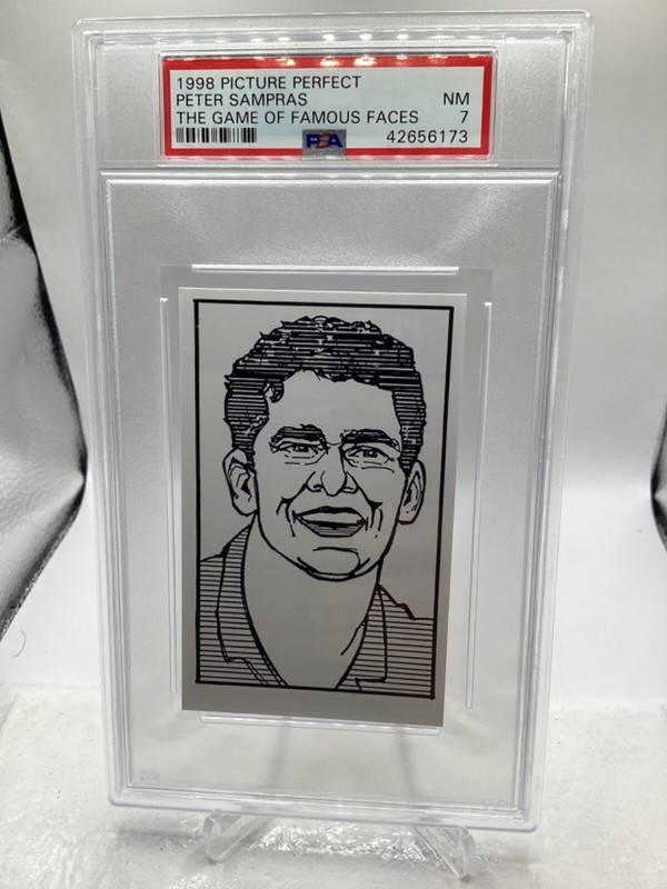 1998 Picture Perfect Famous Faces Pete Sampras PSA 7 (Total Pop 3)