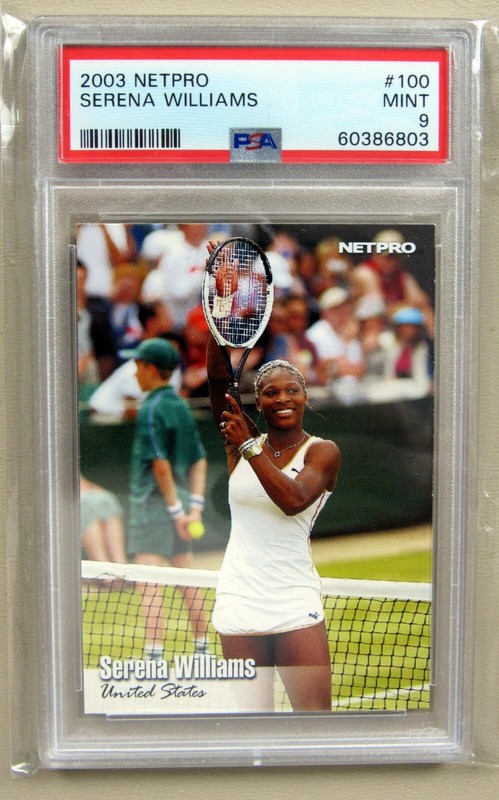 Serena Williams Rookie Card PSA 9 2003 NetPro #100 Tennis Card
