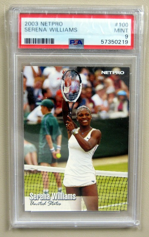 Serena Williams Rookie Card PSA 9 2003 NetPro #100 Tennis Card