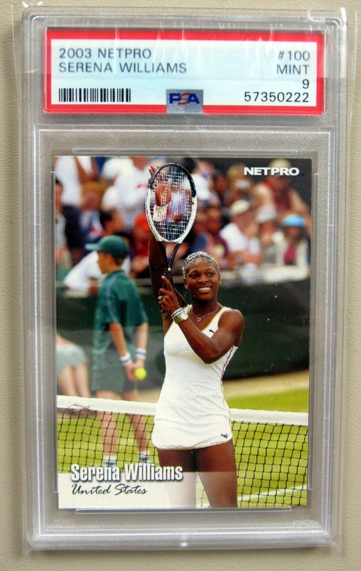 Serena Williams Rookie Card PSA 9 2003 NetPro #100 Tennis Card
