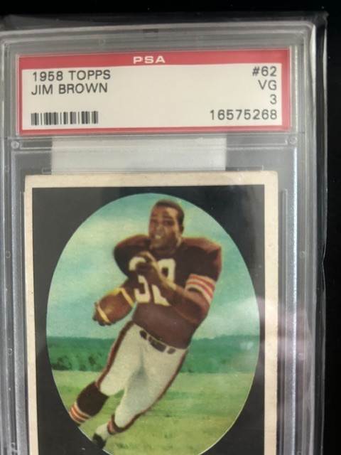 1958 Topps - Jim Brown #62 (RC)