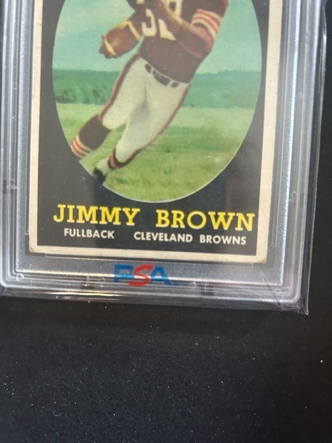 1958 Topps - Jim Brown #62 (RC) view 2