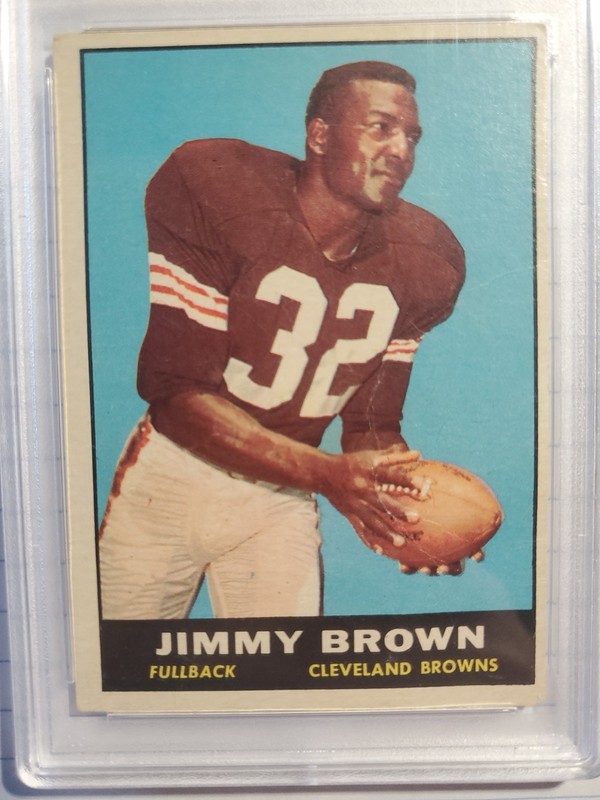1961 Topps Jim Brown #71 PSA 1 (MK) view 2