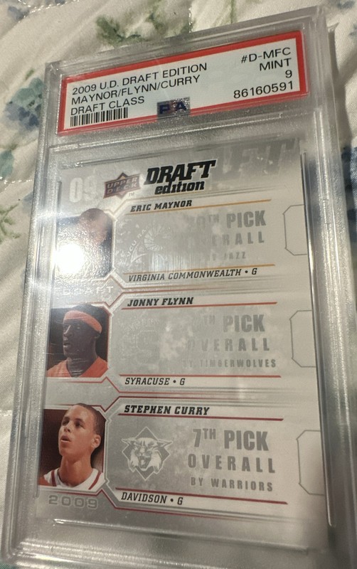 2009-10 Upper Deck Draft Edition - Draft Class Stephen Curry, Flynn May Psa 9