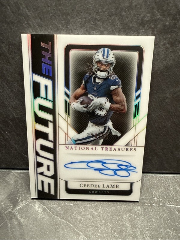 2024 Panini National Treasures Football CeeDee Lamb The Futures Auto 24/25