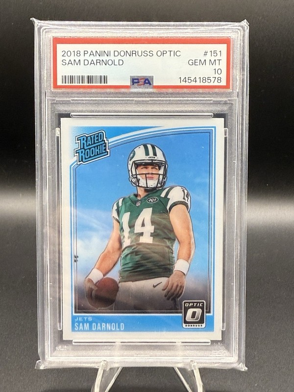 Sam Darnold **PSA 10** Rookie 2018 Donruss Optic - Rated Rookie #151 Seahawks