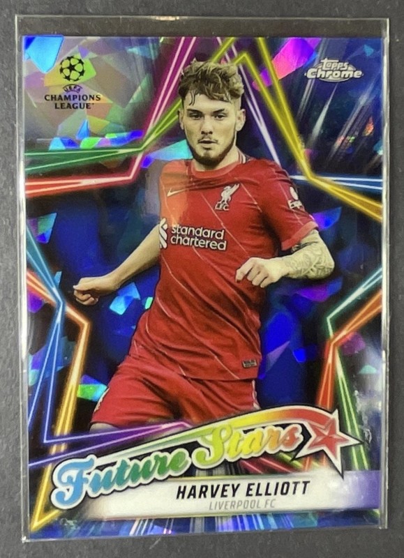 2021 Topps Chrome Sapphire UEFA Champions Harvey Elliott #FS-9 Future Stars view 1