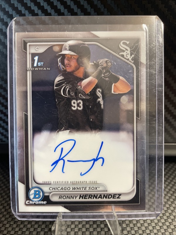 2024 Bowman - Chrome Prospect Autographs Ronny Hernandez #CPA-RHE (AU, RC)