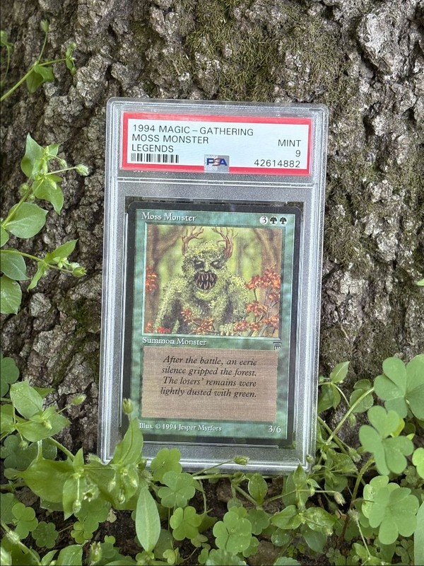 1994 MTG: MAGIC THE GATHERING MOSS MONSTER PSA 9