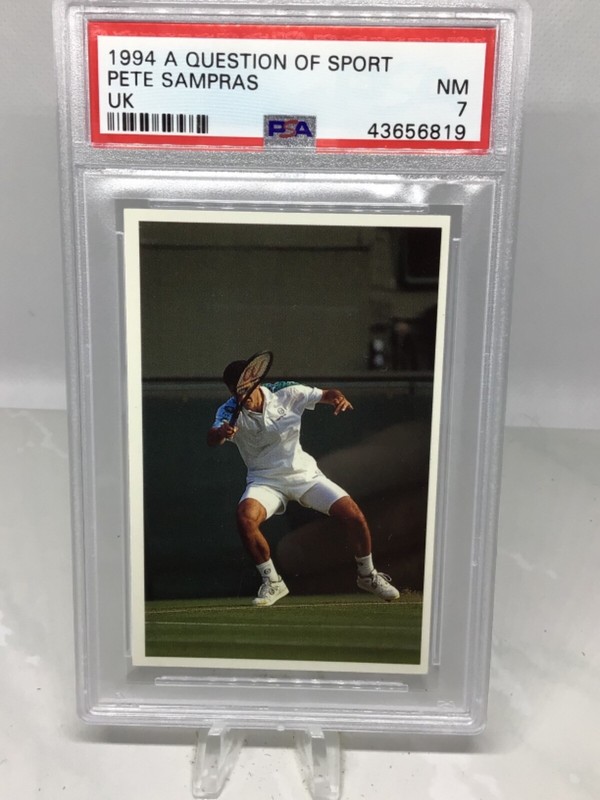 1994 Question of Sport UK Pete Sampras PSA 7 (Total Pop all Grades 14)