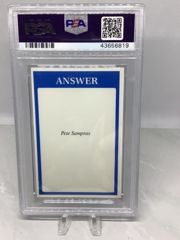 1994 Question of Sport UK Pete Sampras PSA 7 (Total Pop all Grades 14) view 2