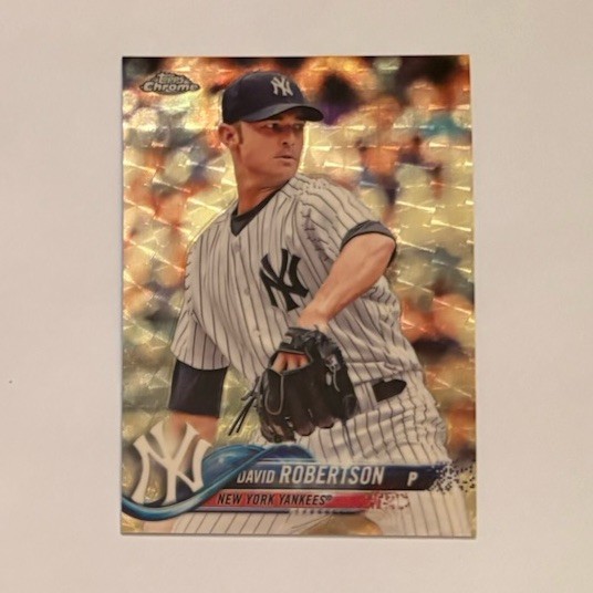 2018 Topps Chrome Sapphire David Robertson Superfractor 1/1