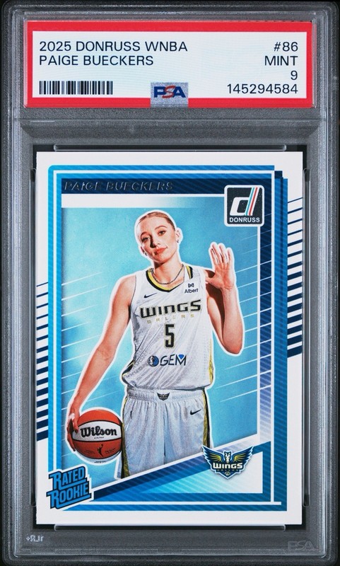 2025 Donruss WNBA Paige Bueckers #86 PSA 9