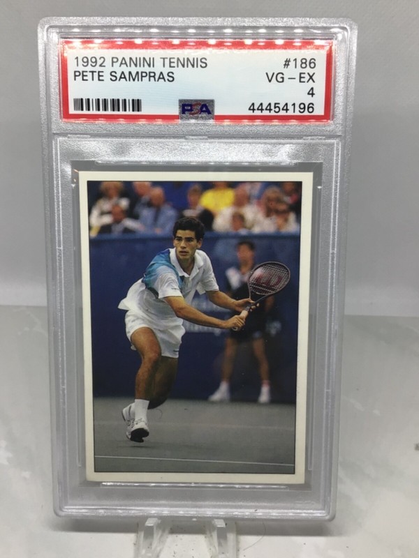 1992 Panini Tennis #186 Pete Sampras PSA 4 (5 in all grades)