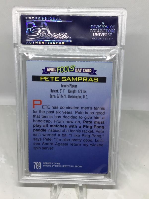 1999 SI For Kids #789 Pete Sampras PSA 6 (Total Pop all grades 2) view 2