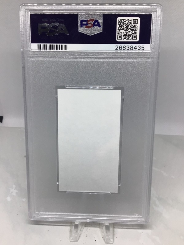 2016 Goodwin Canvas Blank Back Mini Tiger Woods PSA 9 view 2