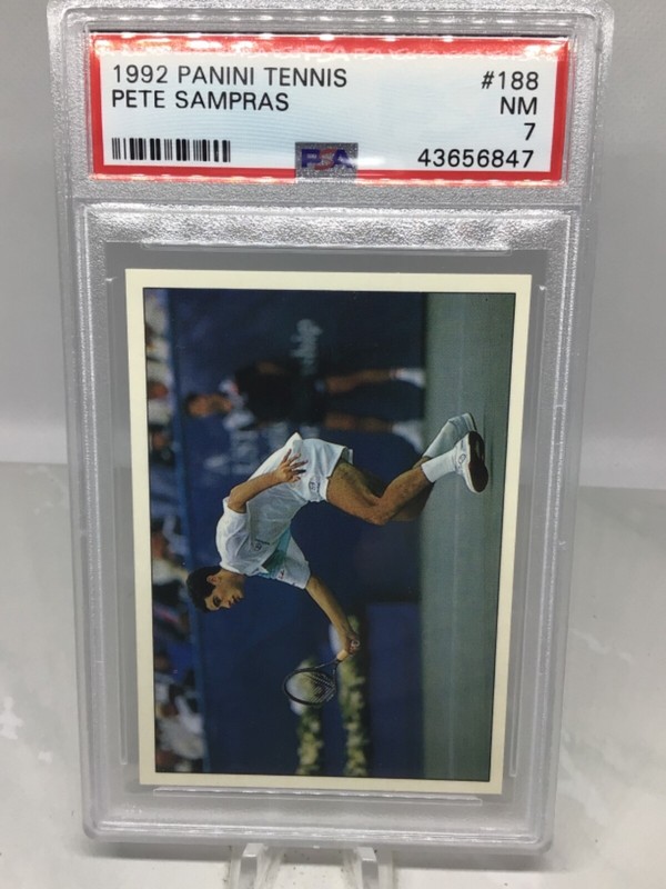 1992 Panini Tennis #188  Pete Sampras PSA 7 (7 in all grades)