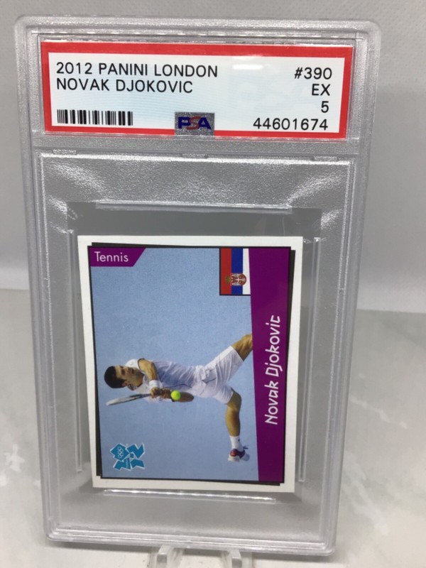 2012 Panini London #390 Novak Djokovic PSA 5 (Only 2 in all grades)